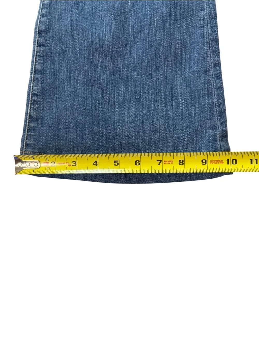 PAIGE Genevieve High Rise Flare Jeans North Star Distressed Wash Size 25